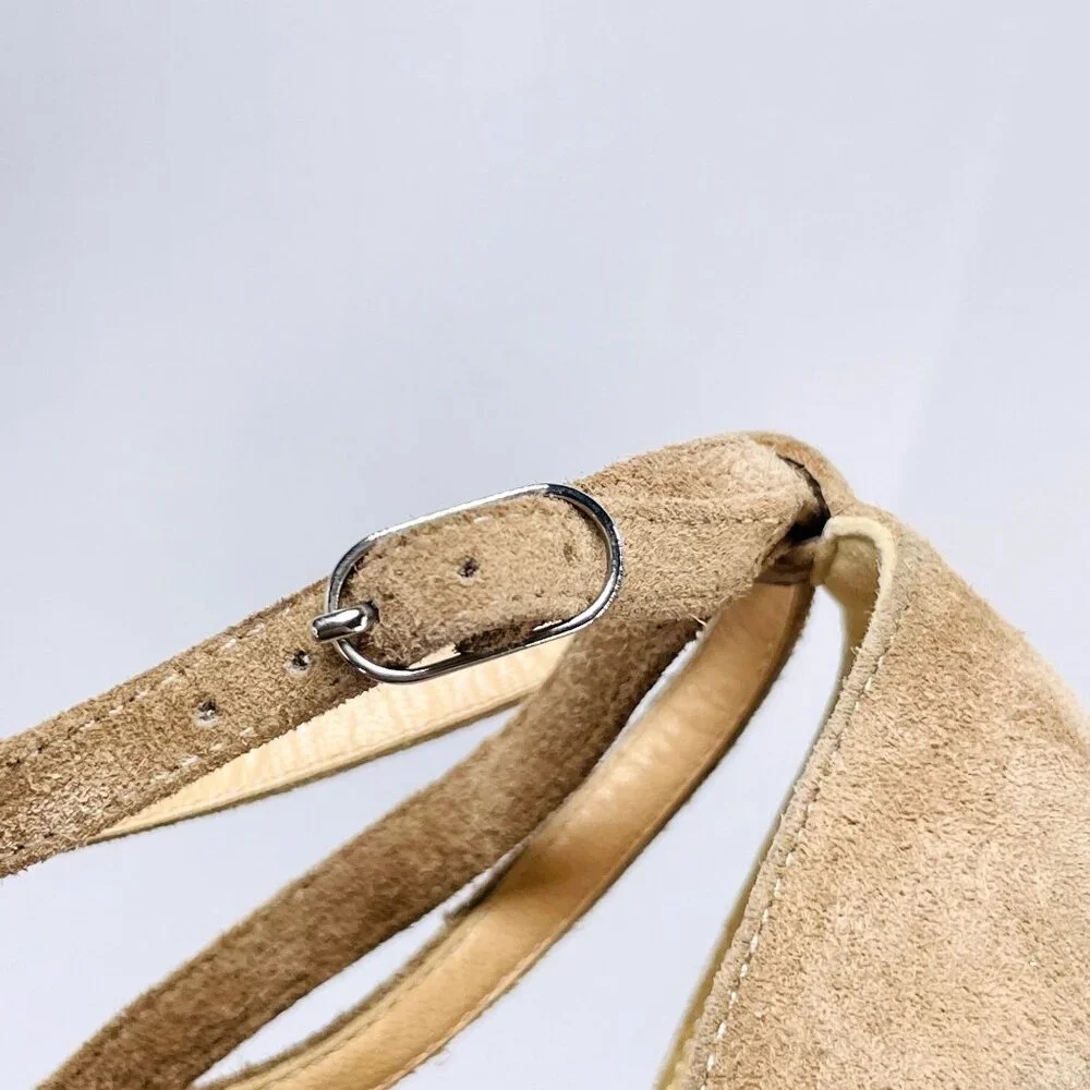 Christian Louboutin Suede Leather Carlotta Ultra High 160mm Platform Heels 35